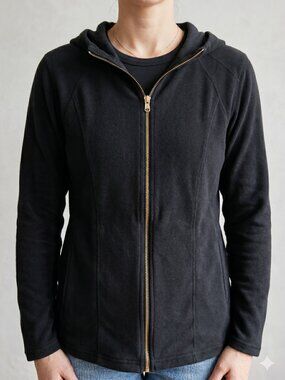 OTOS‎ New York Gold Zip-Up Hooded Fleece Jacket